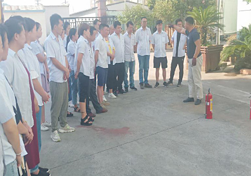 星火公司消防演练